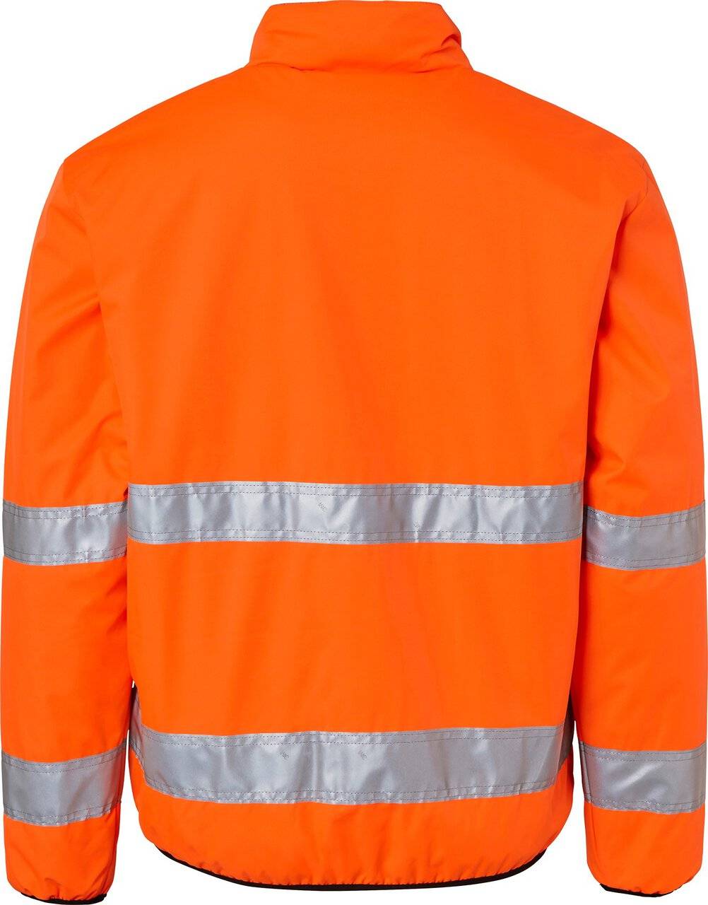 129 Wattierte Jacke, Unisex, Fluoreszierendes orange/schwarz, L