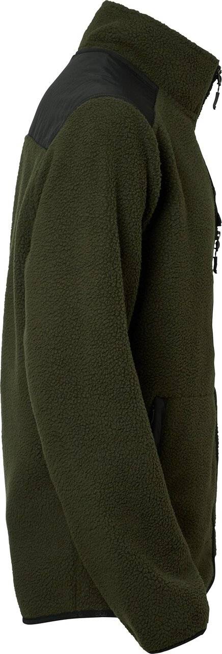 Paul Fleecejacke, Herren, dunkel olive, L