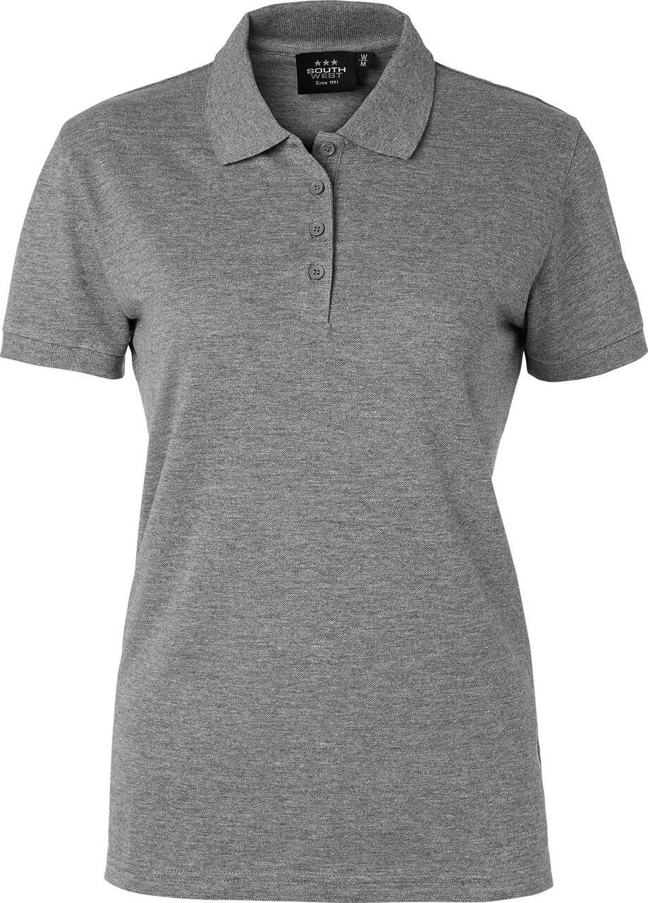 Coronita Poloshirt, Damen, Medium graumeliert, M