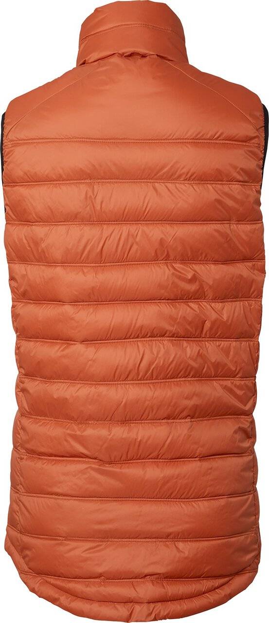 Amy Wattierte Weste, Damen, dunkel orange, M