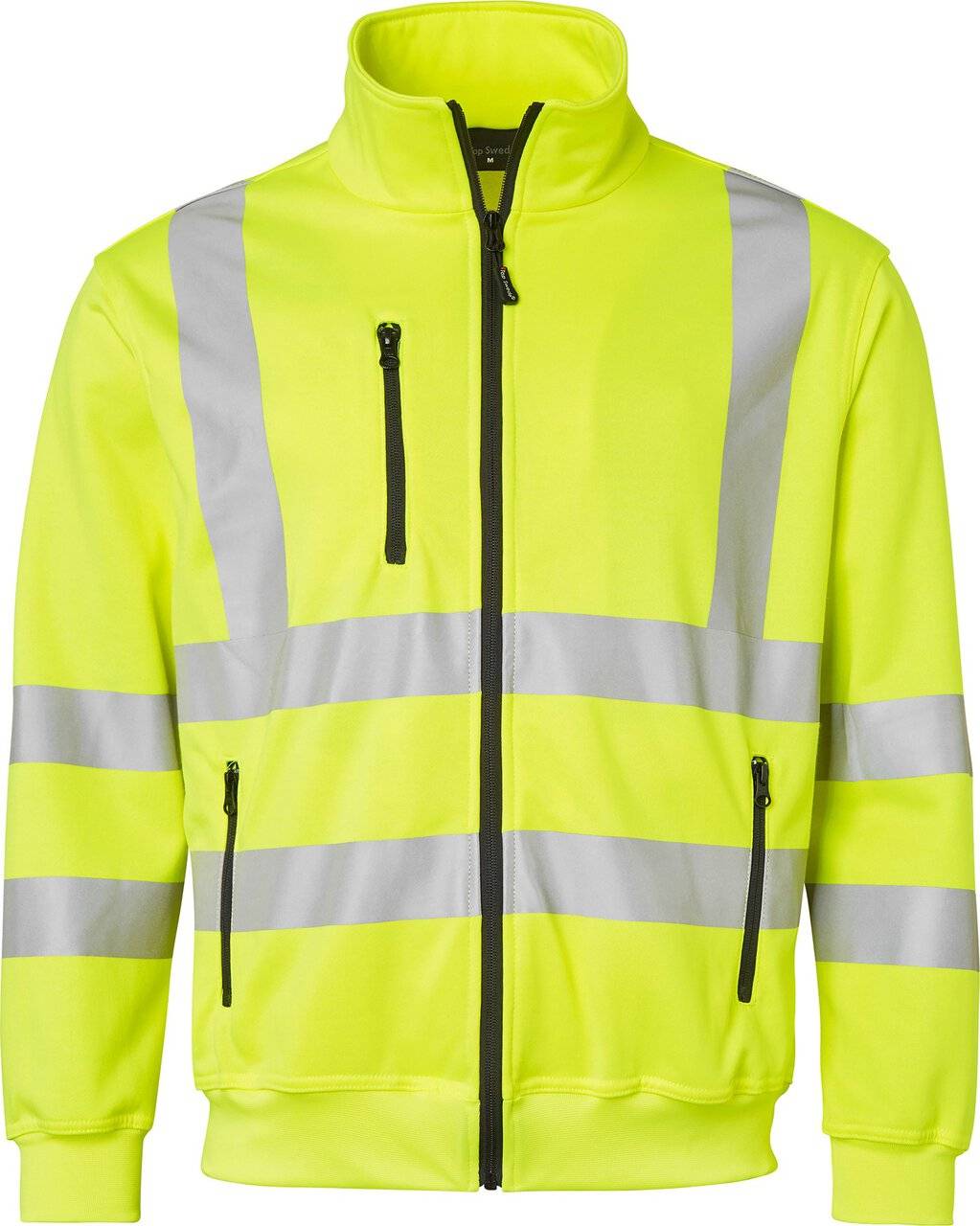 170 Full-Zip Sweatshirt, Unisex, Fluoreszierendes gelb, XS