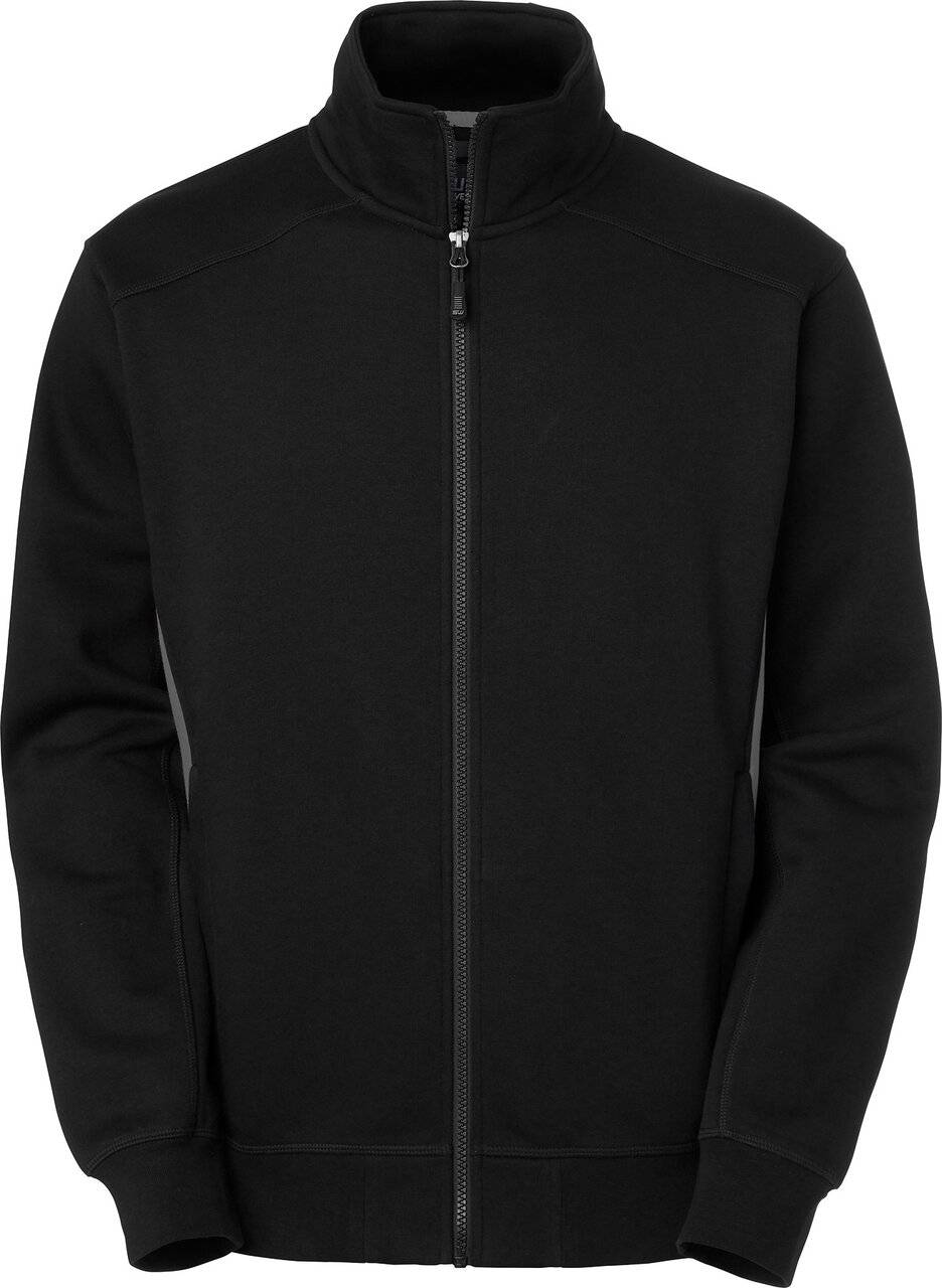 Lincoln Full-Zip Sweatshirt, Herren, schwarz/grau., XS