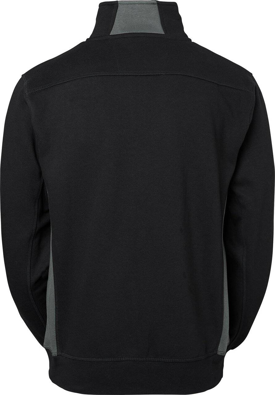 Lincoln Full-Zip Sweatshirt, Herren, schwarz/grau., XS