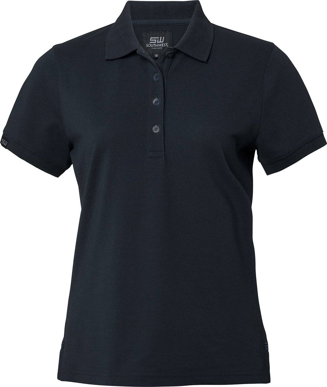 Wera solid Poloshirt Damen, navy blau, S