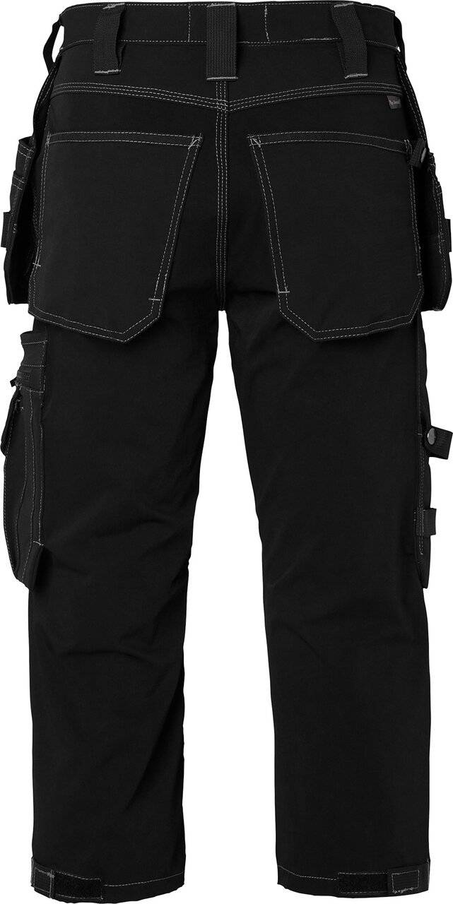 309 3/4 Handwerker Hose, Unisex, schwarz, 58