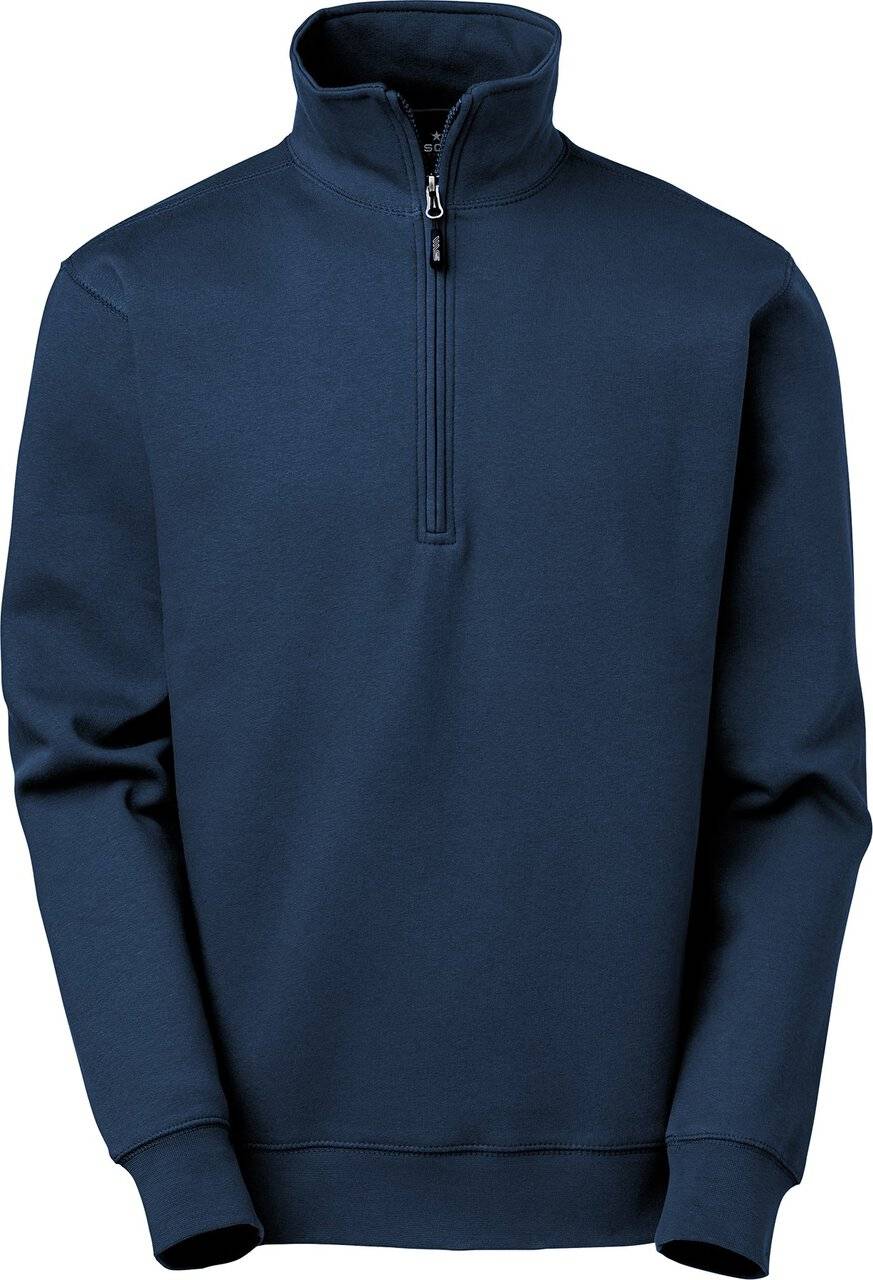 Stewart Half-Zip Sweatshirt, navy blau, 5XL