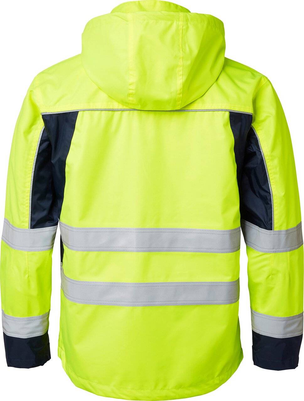 5217 Shelljacke, Unisex, Fluoreszierendes gelb/navy blau, S