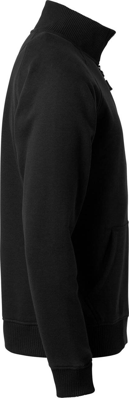 148 Full-Zip Sweatshirt, Unisex, schwarz, S