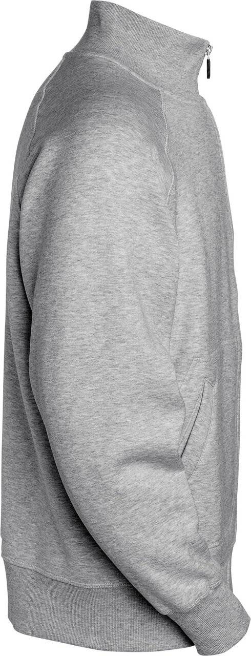 Denver Full-Zip Sweatshirt, Herren, grau meliert, L
