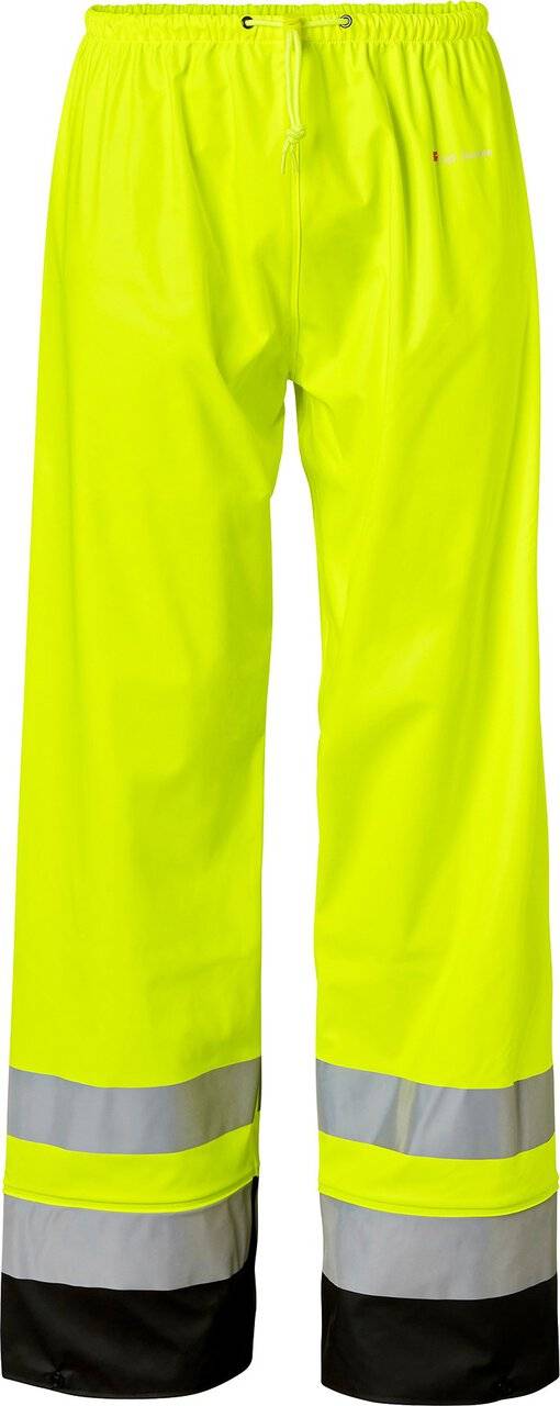 182 Lange Regenhose, Hohe Sichtbarkeit, Unisex, Fluoreszierendes gelb/schwarz, S