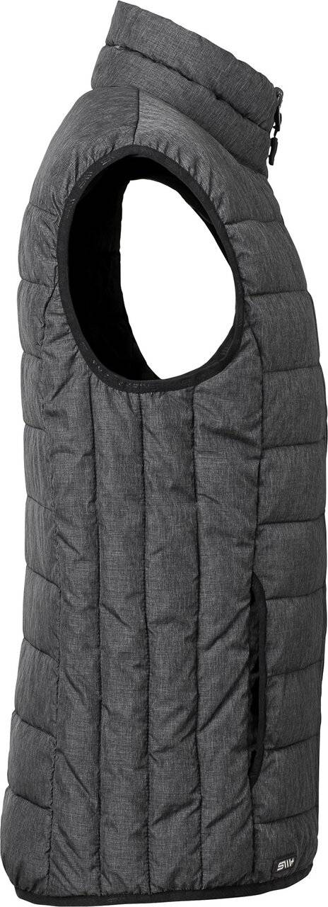 Ames Wattierte Weste, Herren, dunkel grau, L