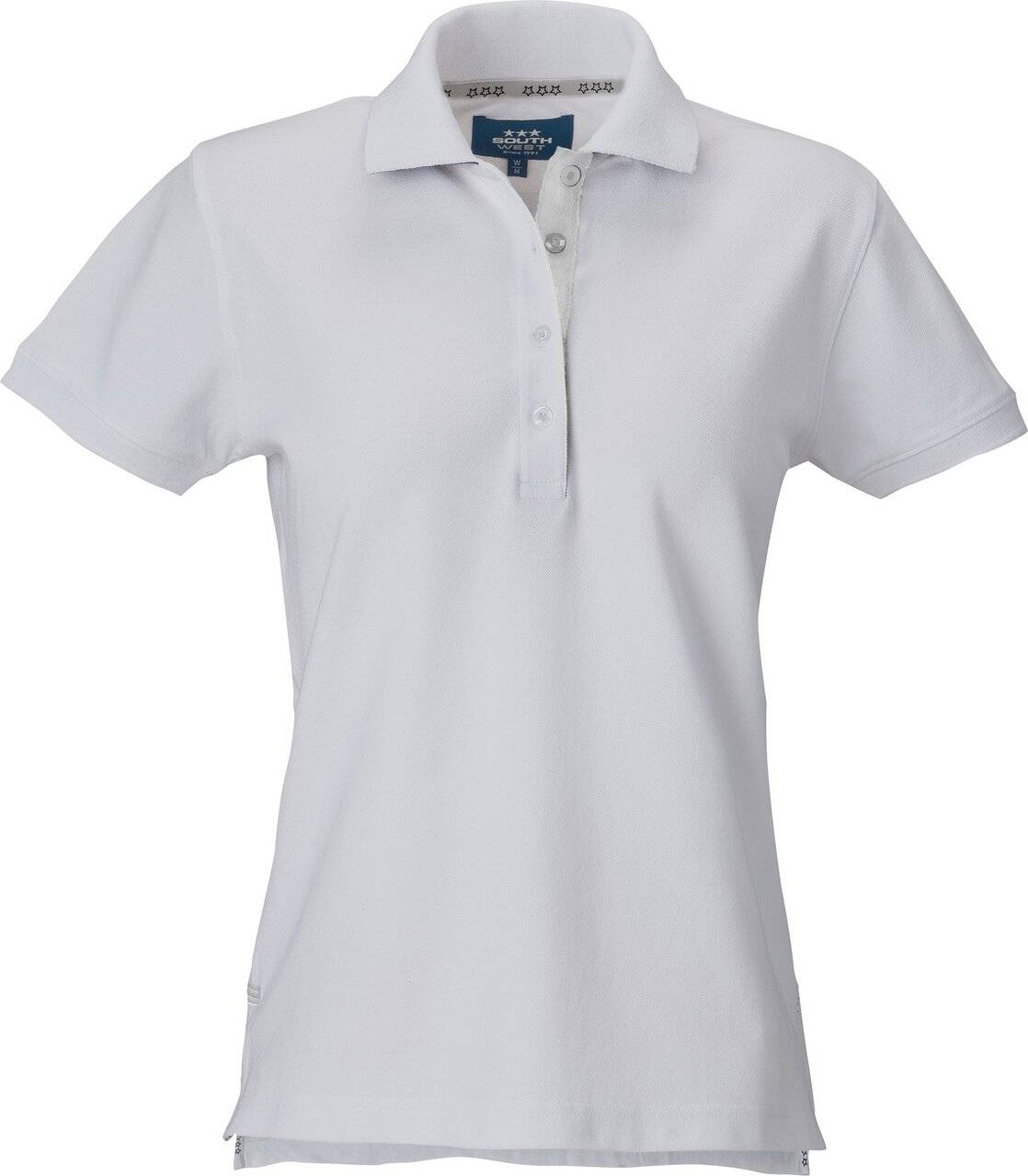 Marion solid Poloshirt, Damen, weiß, M