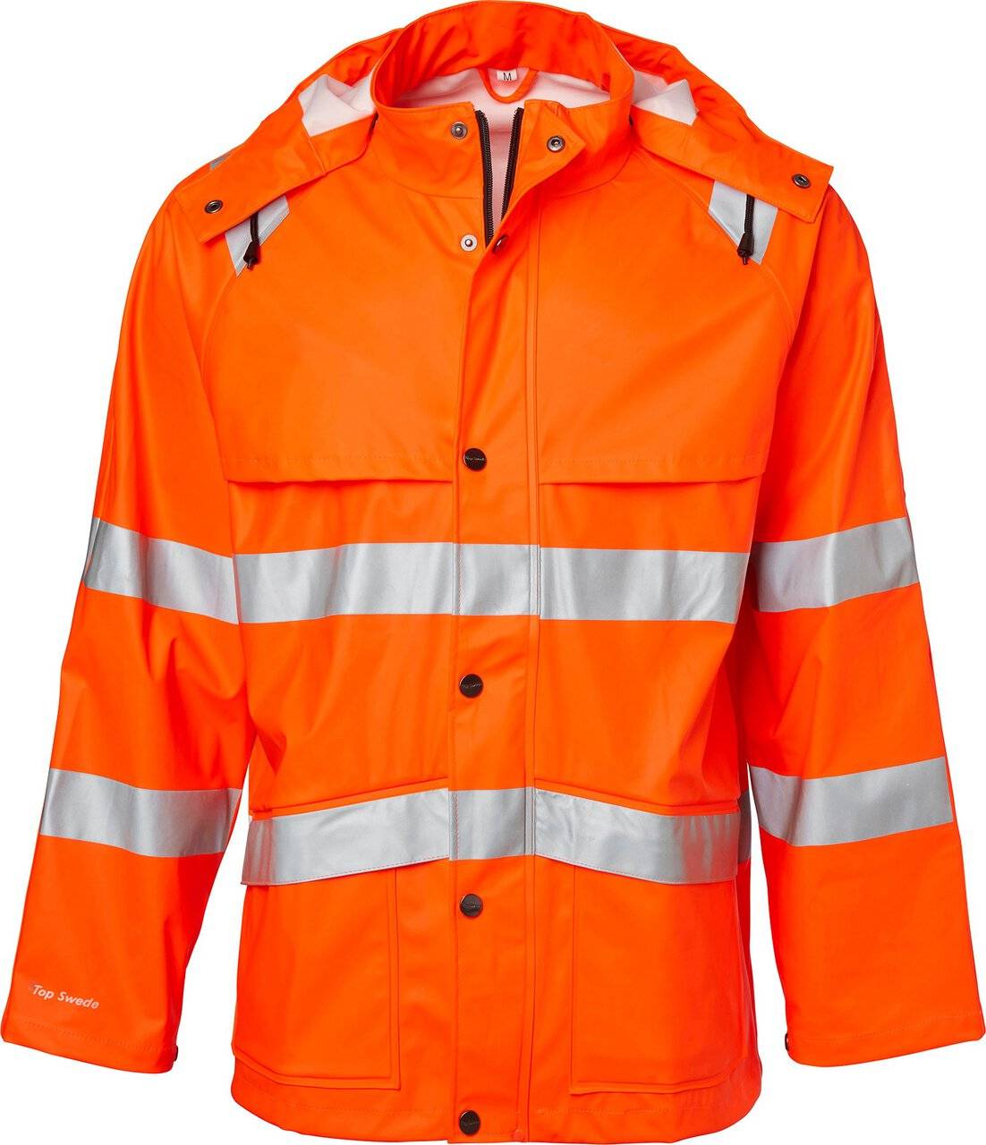 9394 Regenjacke Hohe Sichtbarkeit, Unisex, Fluoreszierendes orange, XS