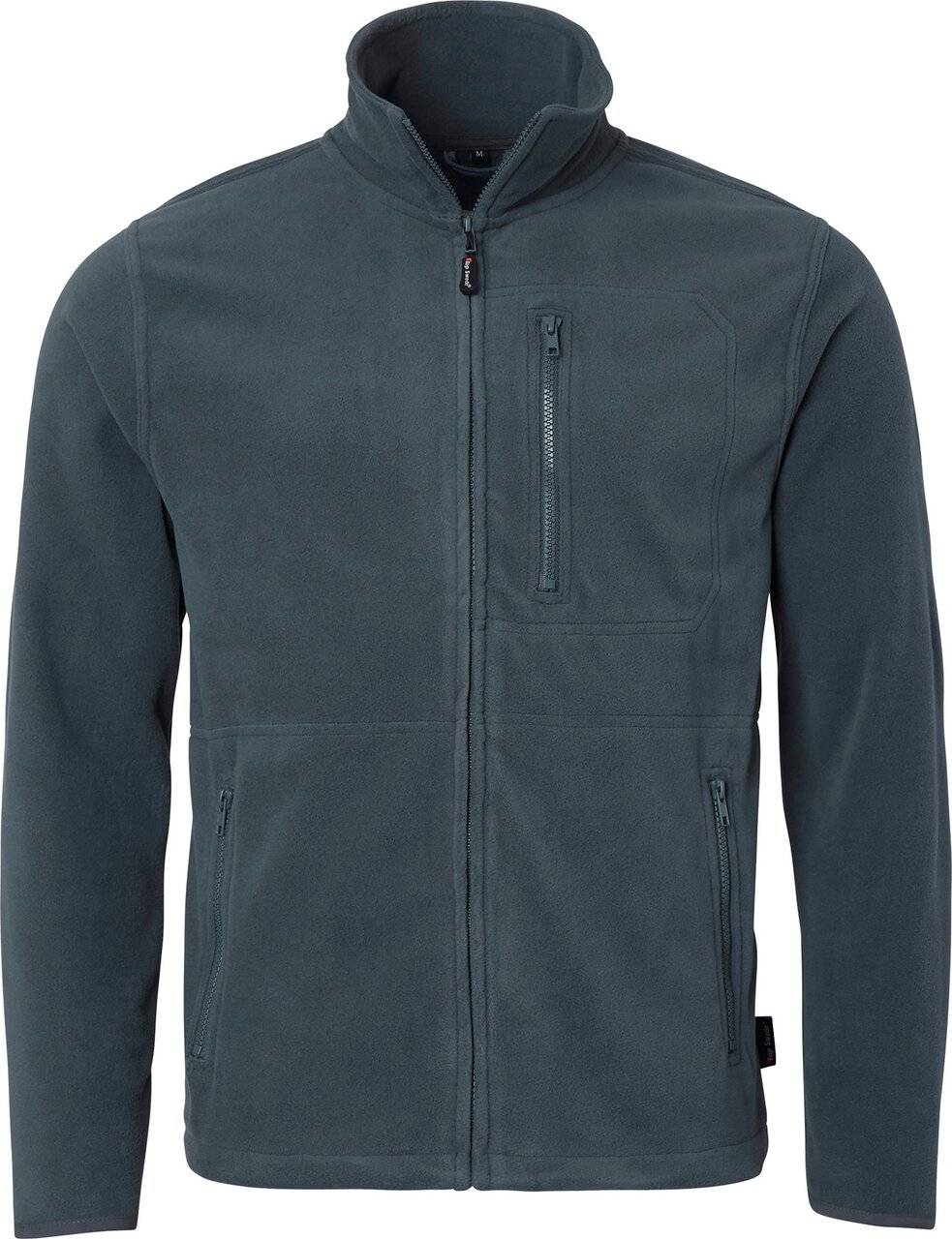 4642 Fleecejacke, Unisex, dunkel grau, L