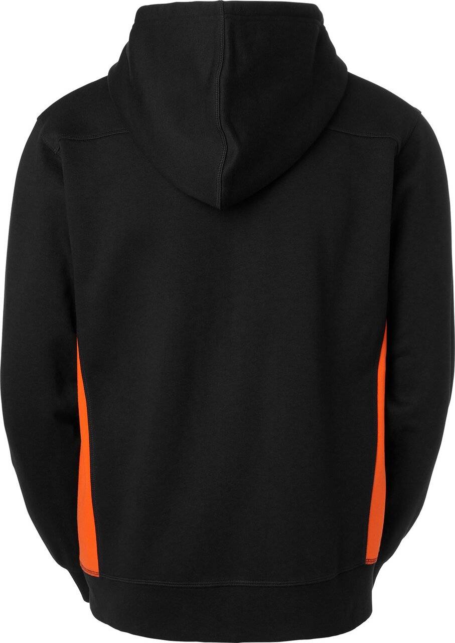 Franklin Full-Zip Sweatshirt, Herren, schwarz/orange, XS