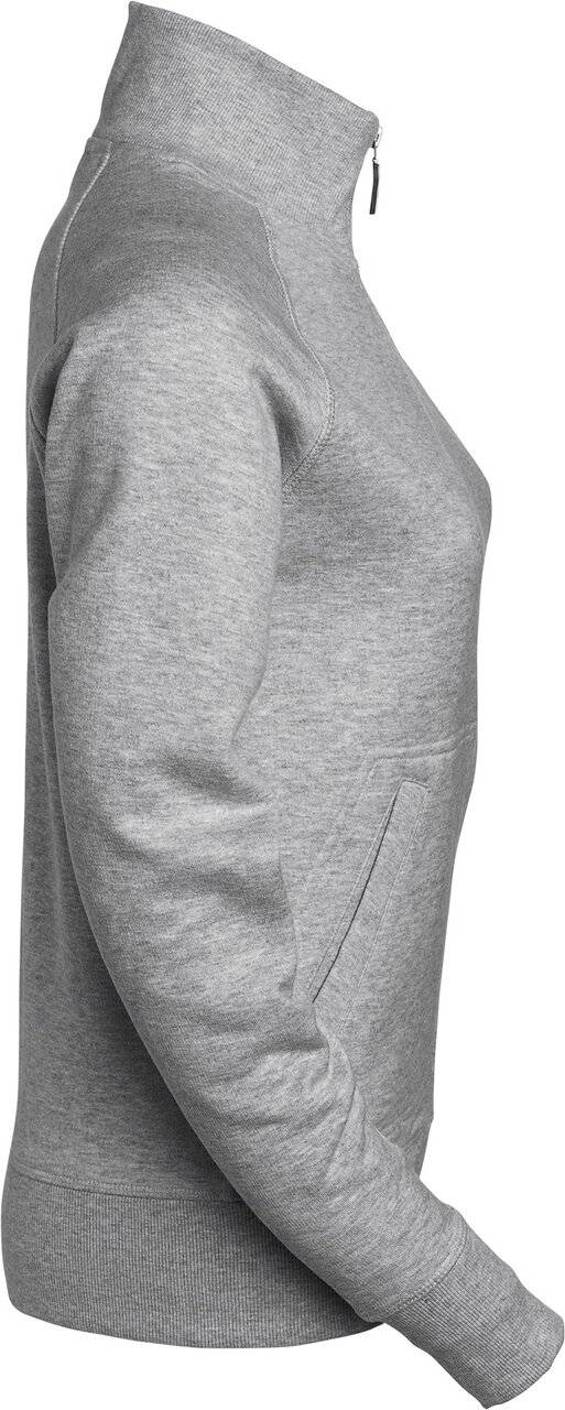 Savannah Full-Zip Sweatshirt, Damen, grau meliert, M