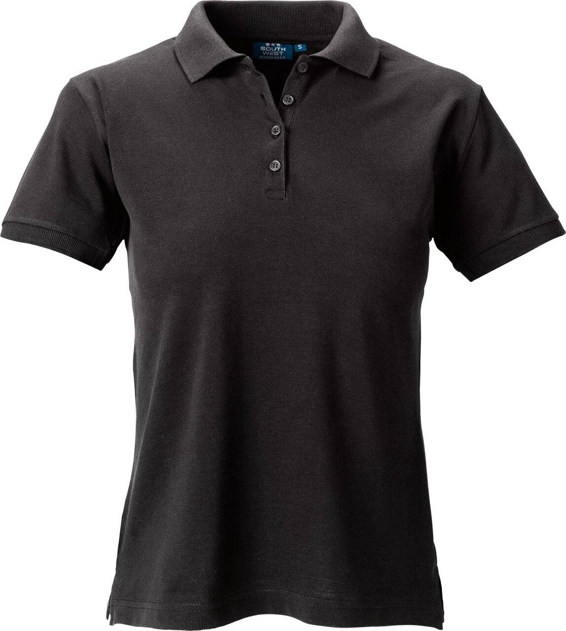 Coronita Poloshirt, Damen, schwarz, XL