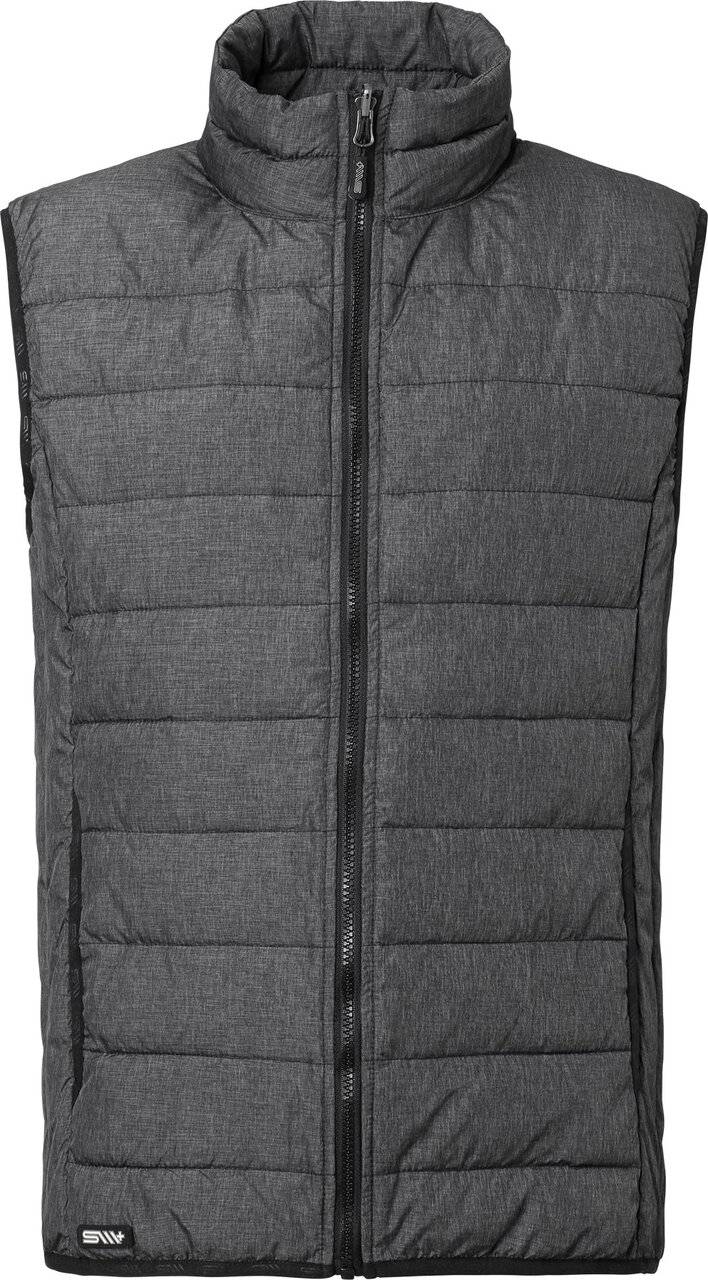 Ames Wattierte Weste, Herren, dunkel grau, XL