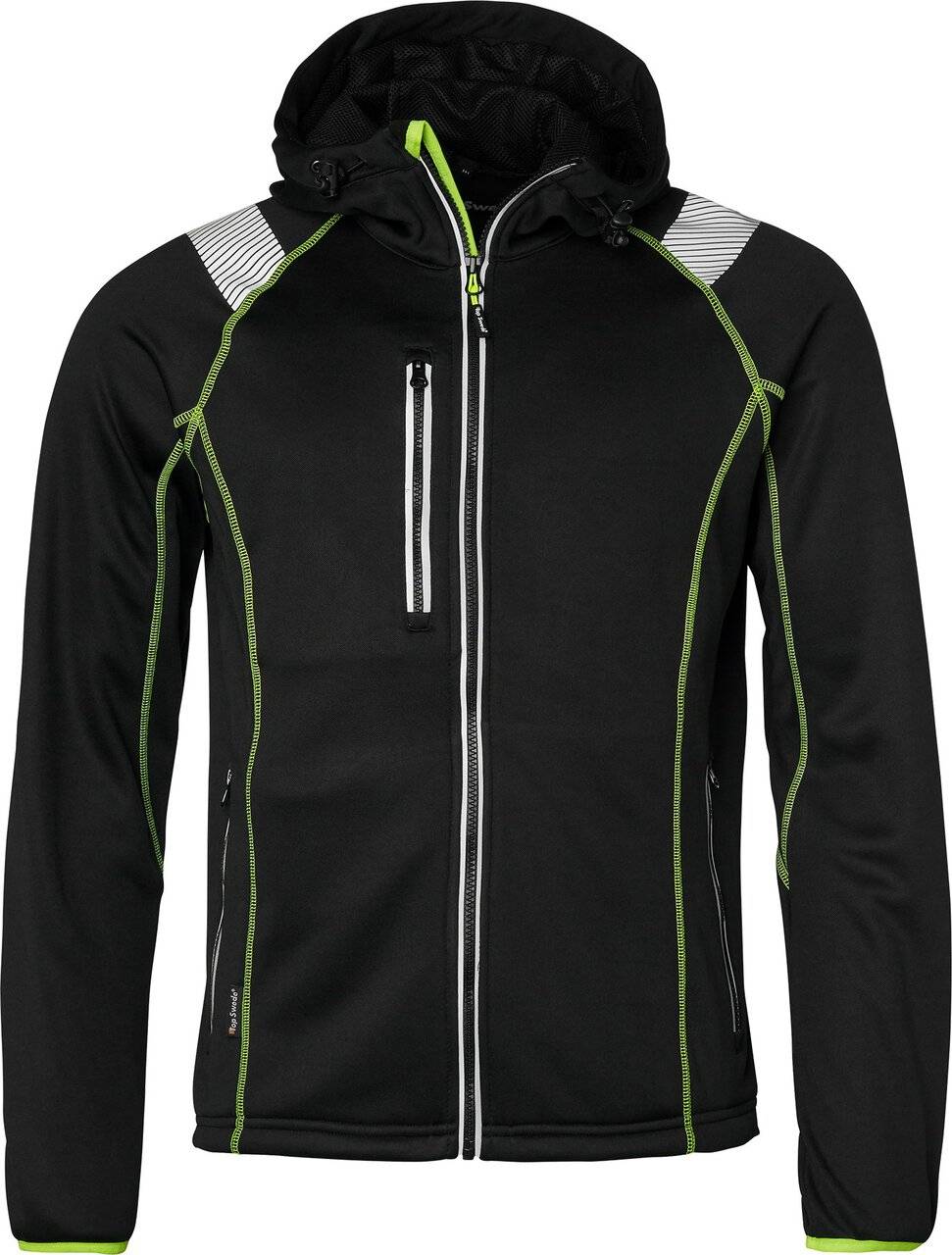 353 Full-Zip Sweatshirt, Unisex, schwarz, XS