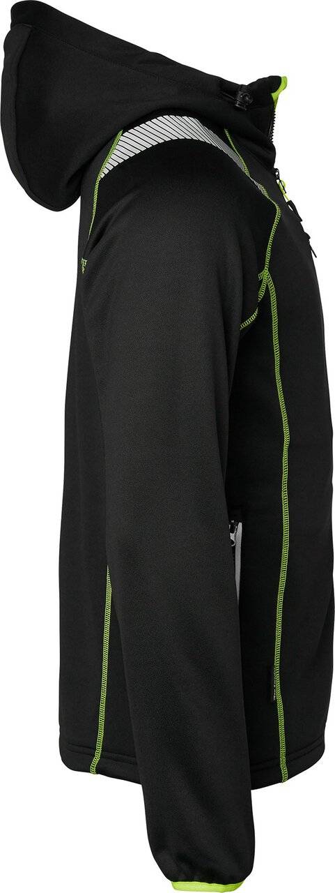 353 Full-Zip Sweatshirt, Unisex, schwarz, XS