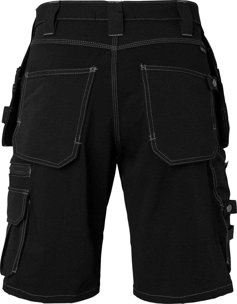 310 Kurze Handwerker Hose, Unisex, schwarz, 46