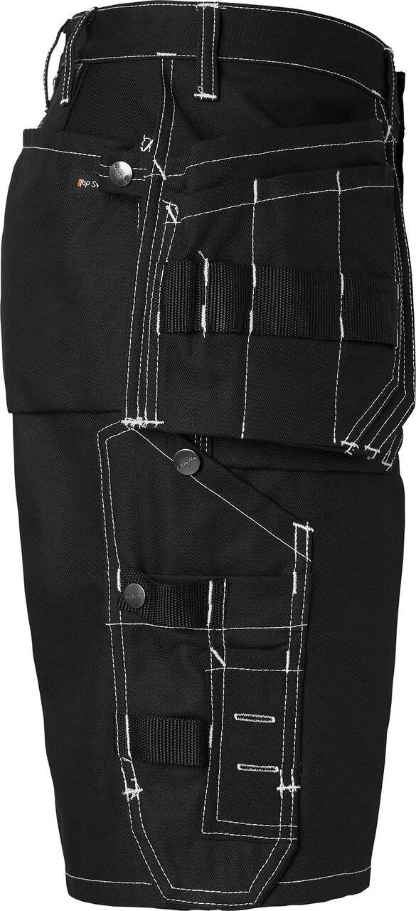 194 Kurze Handwerker Hose, Unisex, schwarz, 60