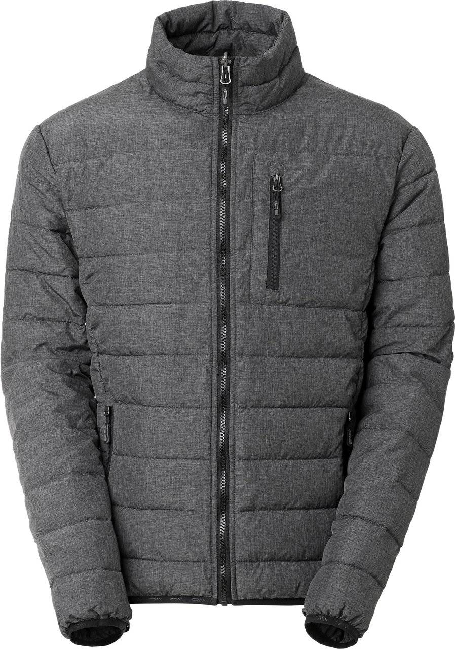 Ames Wattierte Jacke, Herren, dunkel grau, M