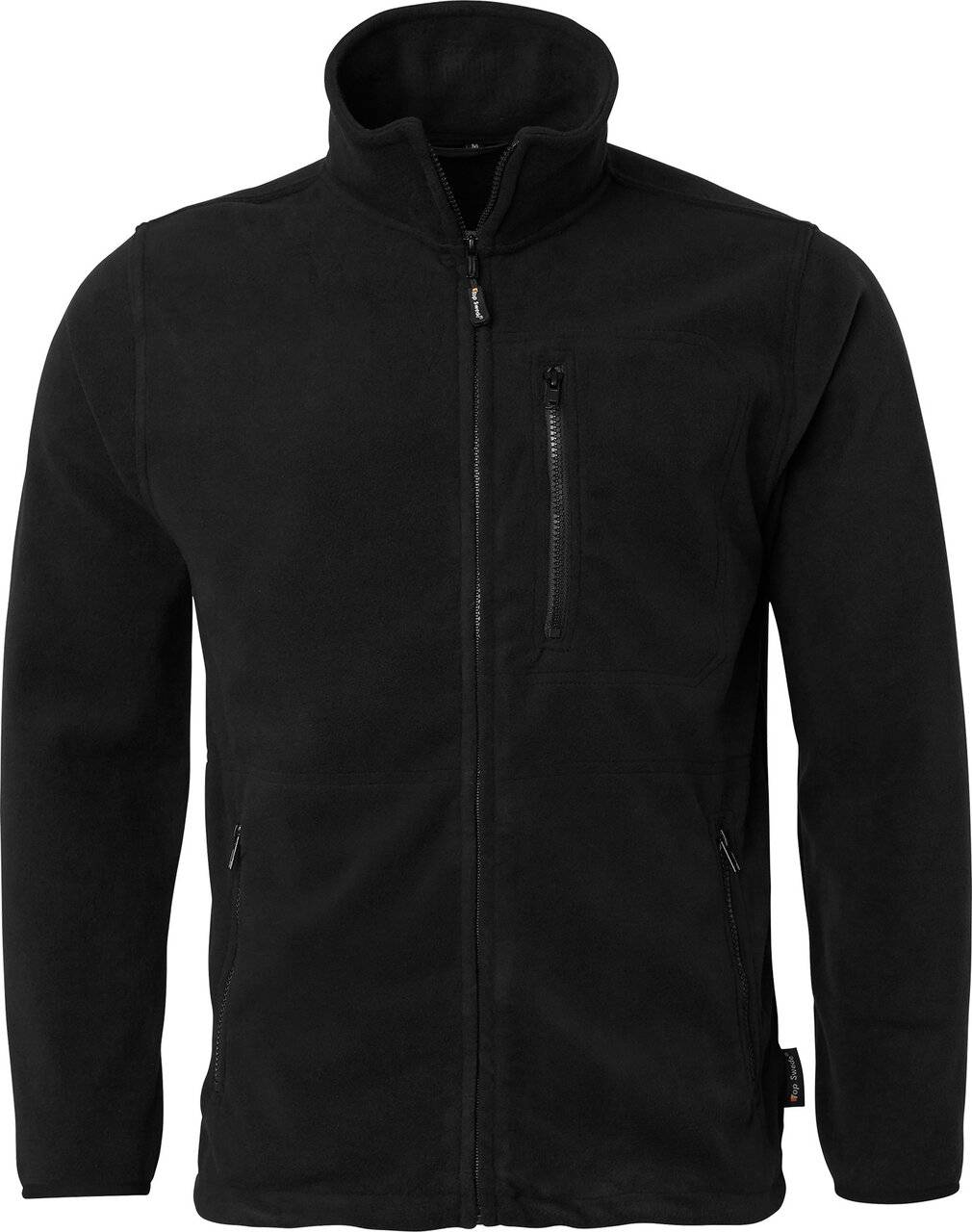 4642 Fleecejacke, Unisex, schwarz, L