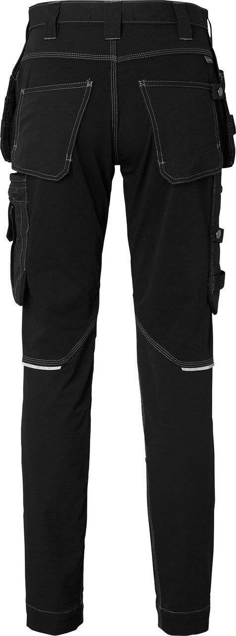 307 Lange Handwerker Hose, Damen, schwarz, 34