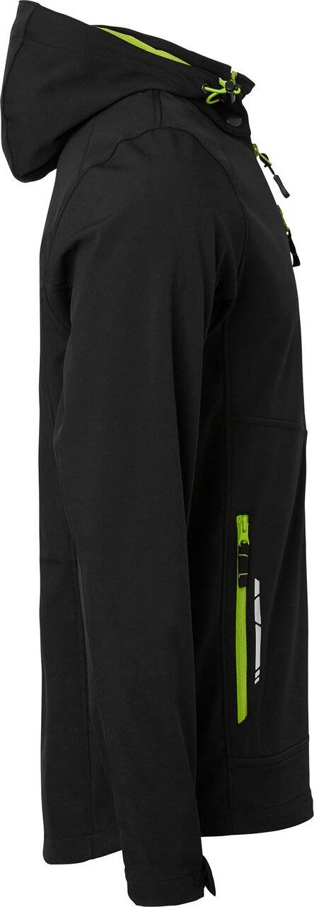 351 Softshell Jacke, Herren, schwarz, XXL