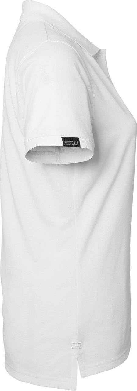 Wera solid Poloshirt Damen, weiß, S
