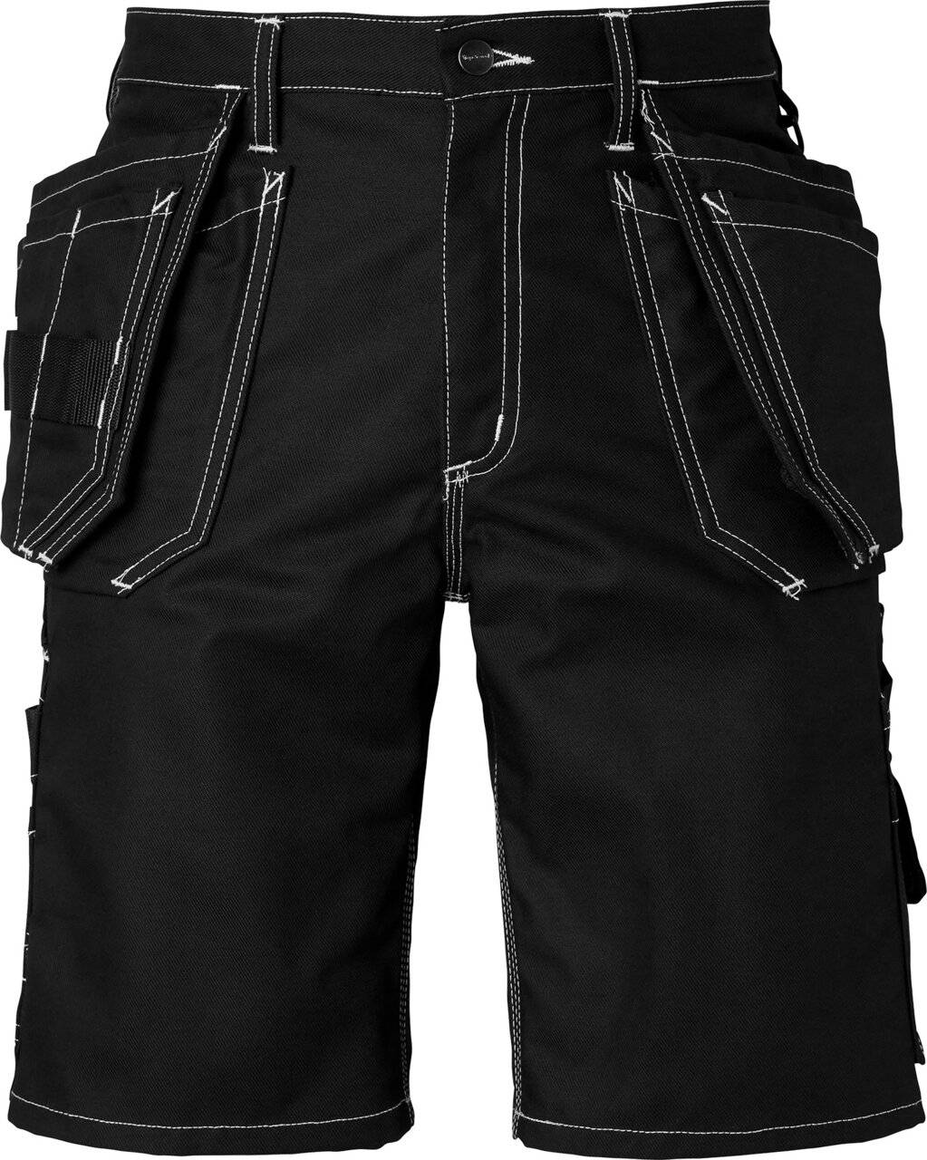 194 Kurze Handwerker Hose, Unisex, schwarz, 62