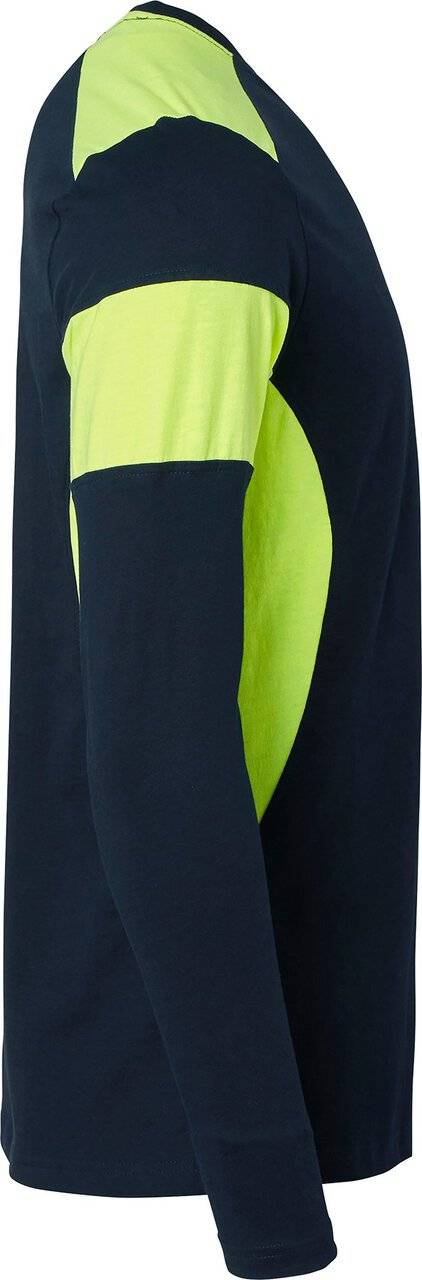 212 T-shirt, Unisex, navy blau/Fluoreszierendes gelb, XS