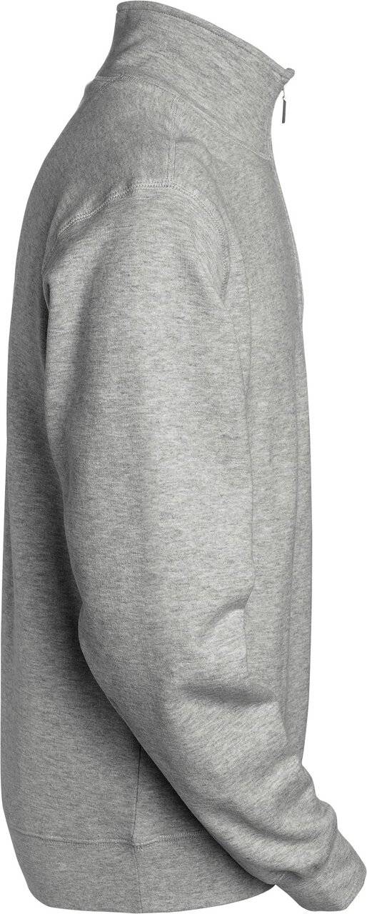 Stewart Half-Zip Sweatshirt, grau meliert, M