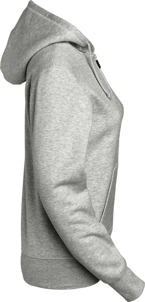 Georgia Full-Zip Sweatshirt, Damen, grau meliert, S