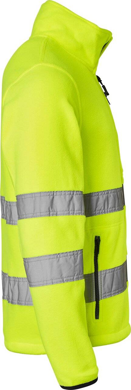 4642 Fleecejacke Hohe Sichtbarkeit, Unisex, Fluoreszierendes gelb, 4XL