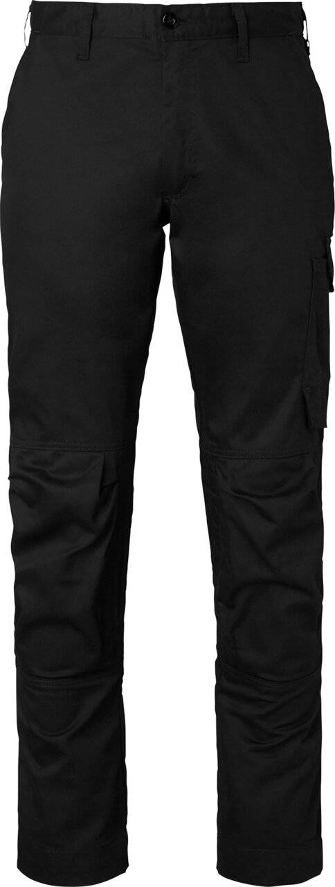 166 Lange Arbeitshose, Unisex, schwarz, 48