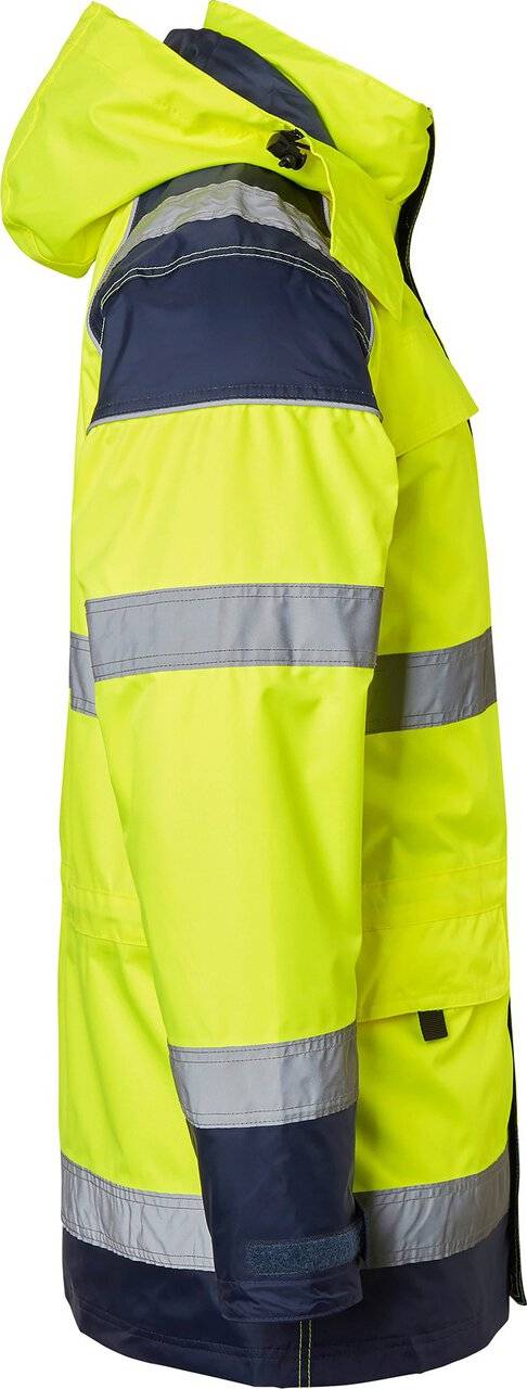 126 3-in-1 Parka, Unisex, Fluoreszierendes gelb/navy blau, XS