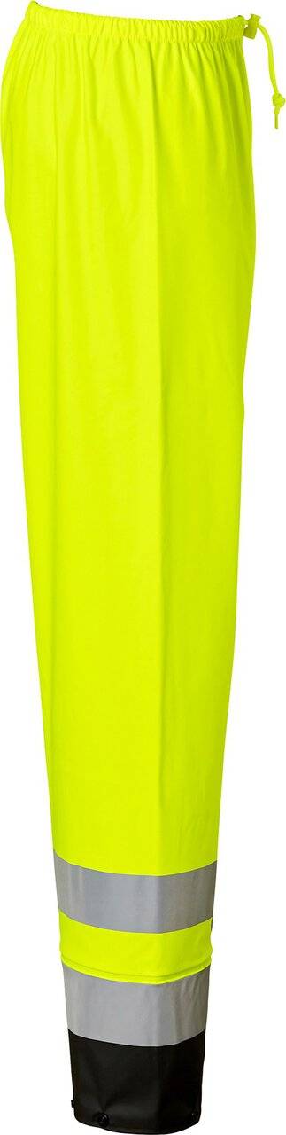 182 Lange Regenhose, Hohe Sichtbarkeit, Unisex, Fluoreszierendes gelb/schwarz, M
