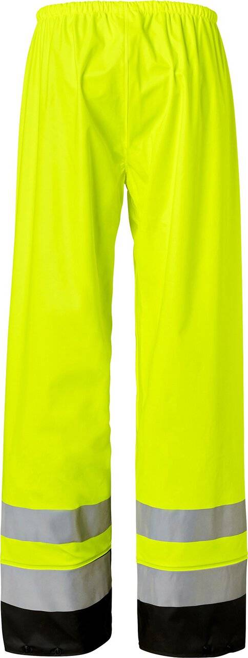 182 Lange Regenhose, Hohe Sichtbarkeit, Unisex, Fluoreszierendes gelb/schwarz, M