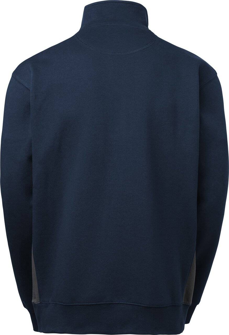 Webber Half-Zip Sweatshirt, Herren, navy blau/grau, XXL