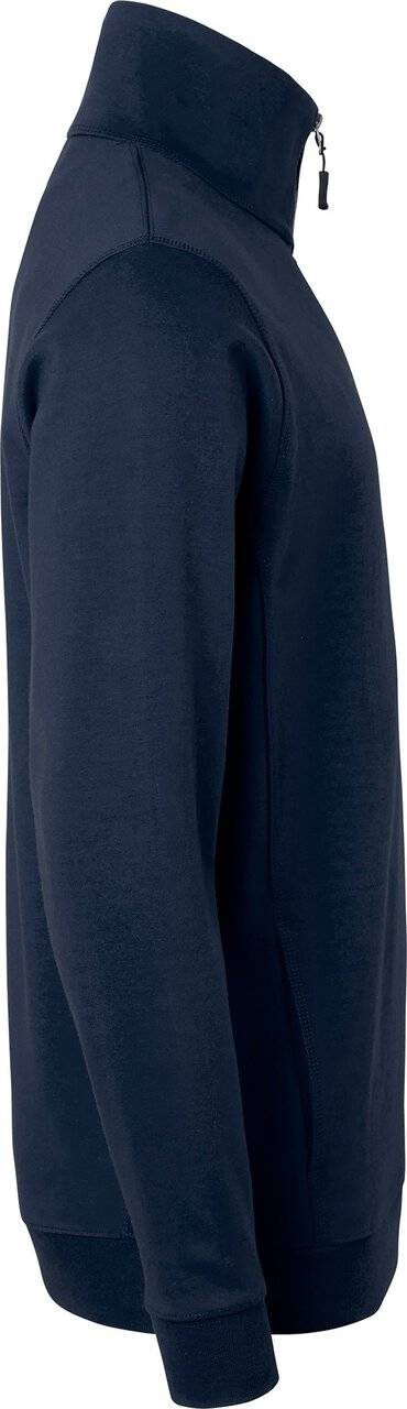 0102 Half-Zip Sweatshirt, Unisex, navy blau, 3XL