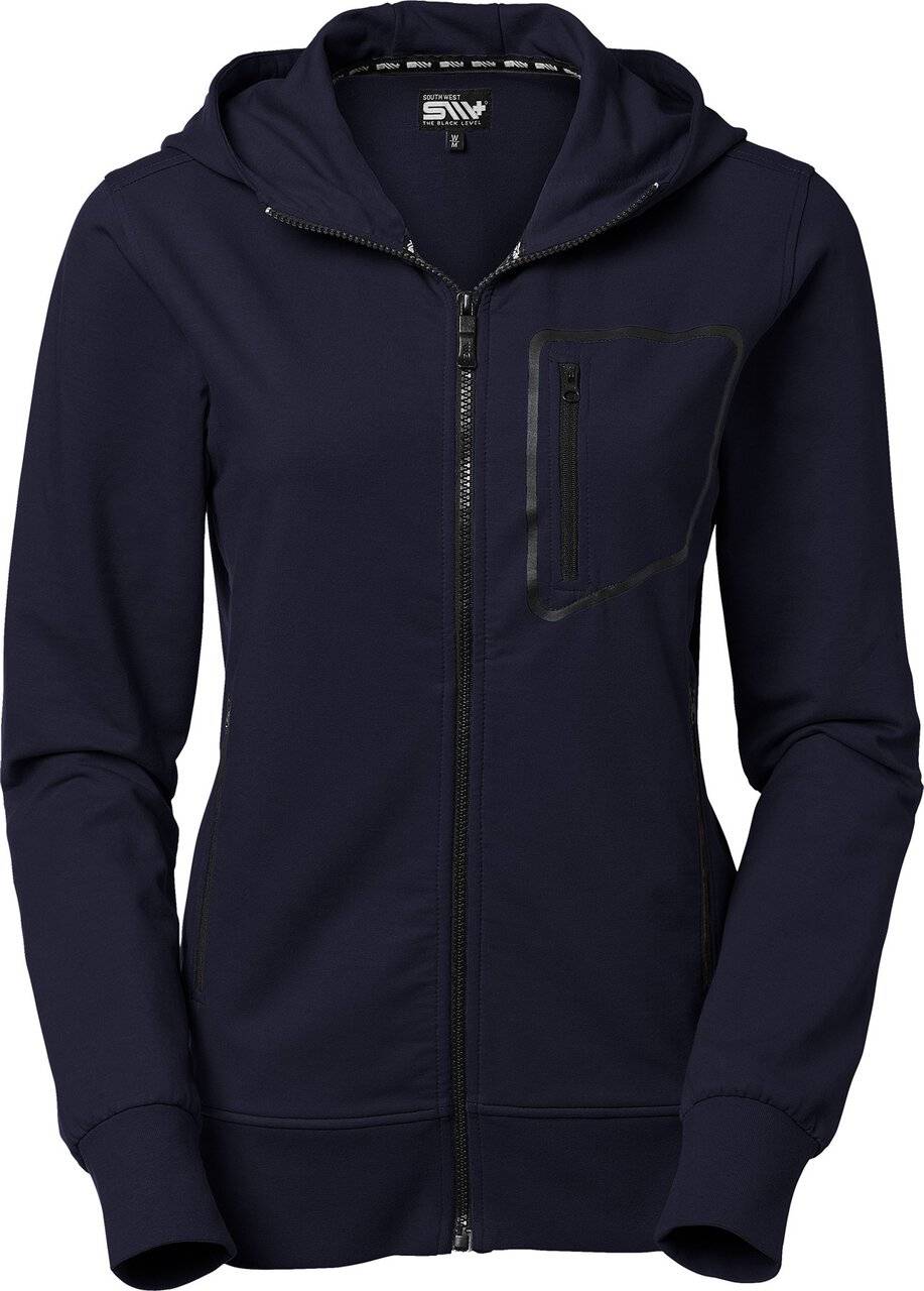Mia Full-Zip Sweatshirt, Damen, navy blau, L