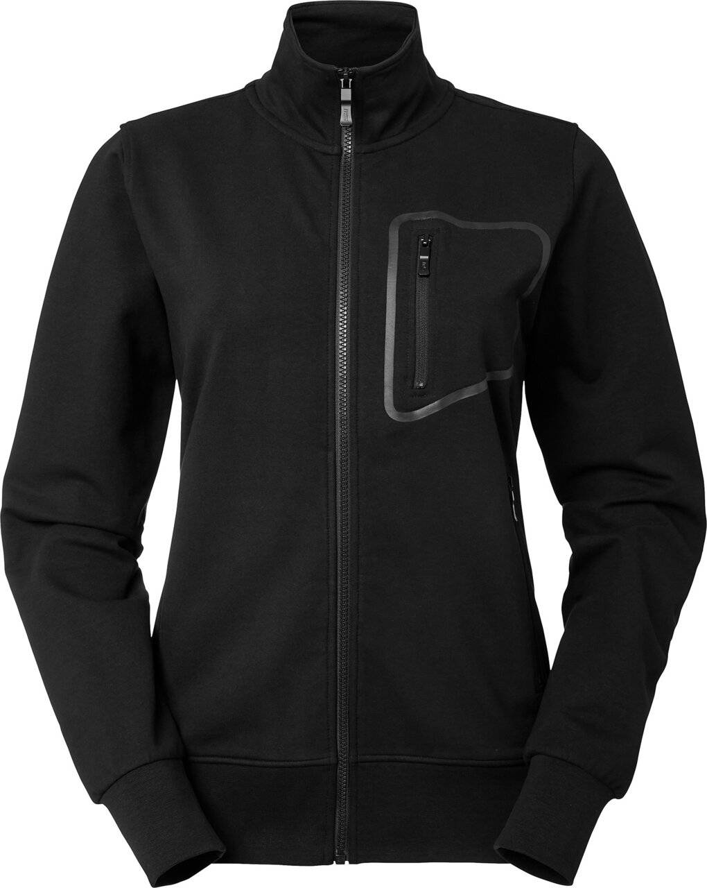 Nicole Full-Zip Sweatshirt, Damen, schwarz, XXL