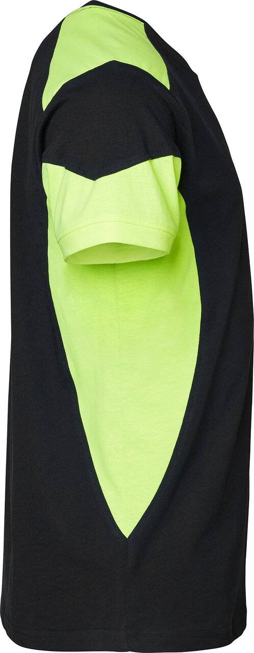 210 T-shirt, Herren, schwarz/Fluoreszierendes gelb, S
