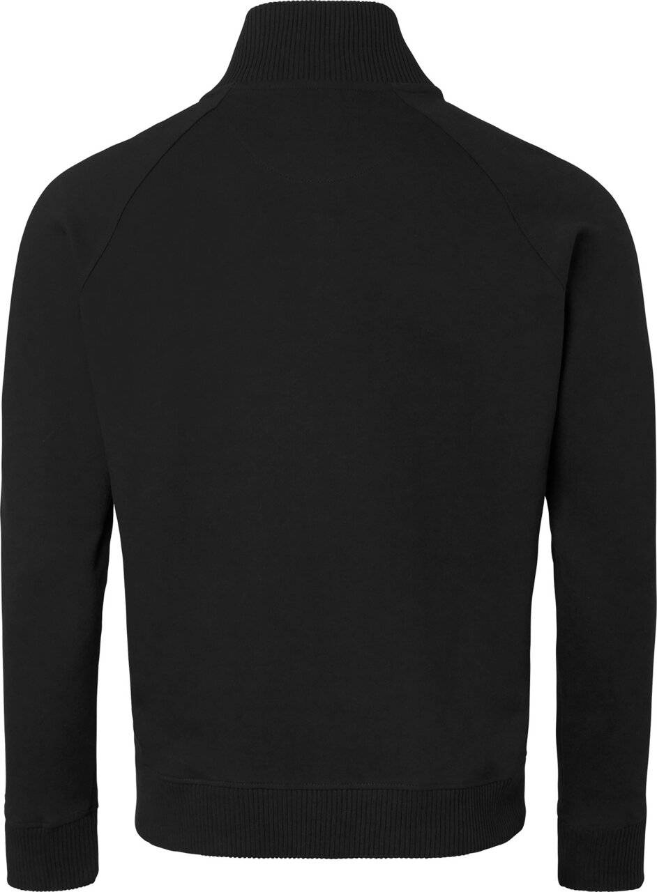 0202 Full-Zip Sweatshirt, Unisex, schwarz, XS