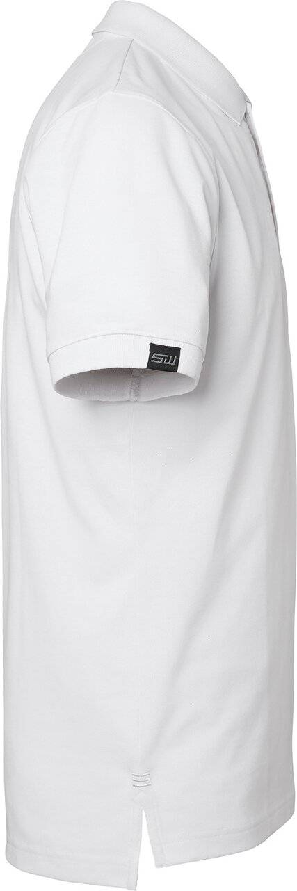 Weston solid Poloshirt, Herren, weiß, M