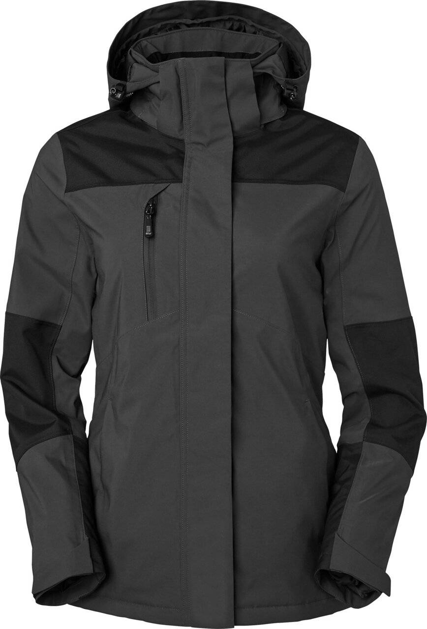 Allie Winterjacke, Damen, dunkel grau, XS