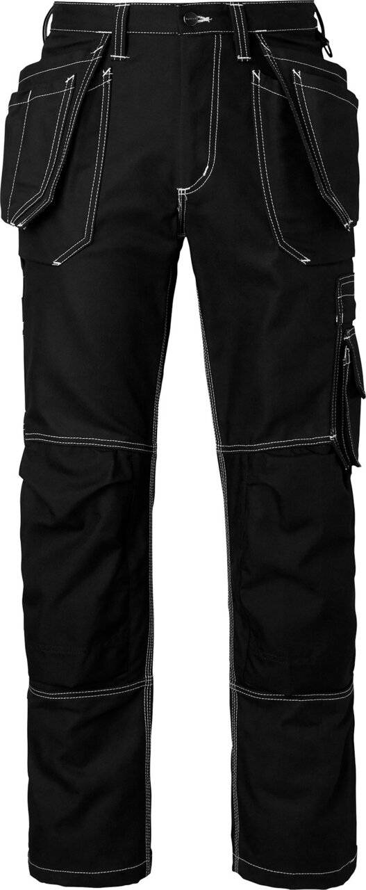 2515 Lange Handwerker Hose, Unisex, schwarz, 60