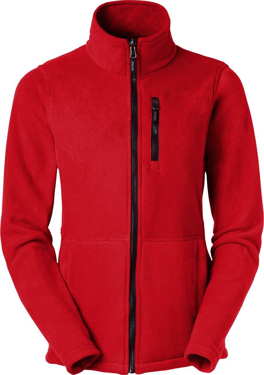 Alma Fleecejacke, Damen, rot, 3XL